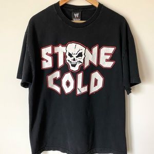 Vintage 2003 WWE Stone Cold Steve Austin Bullet Proof wrestling tee shirt
